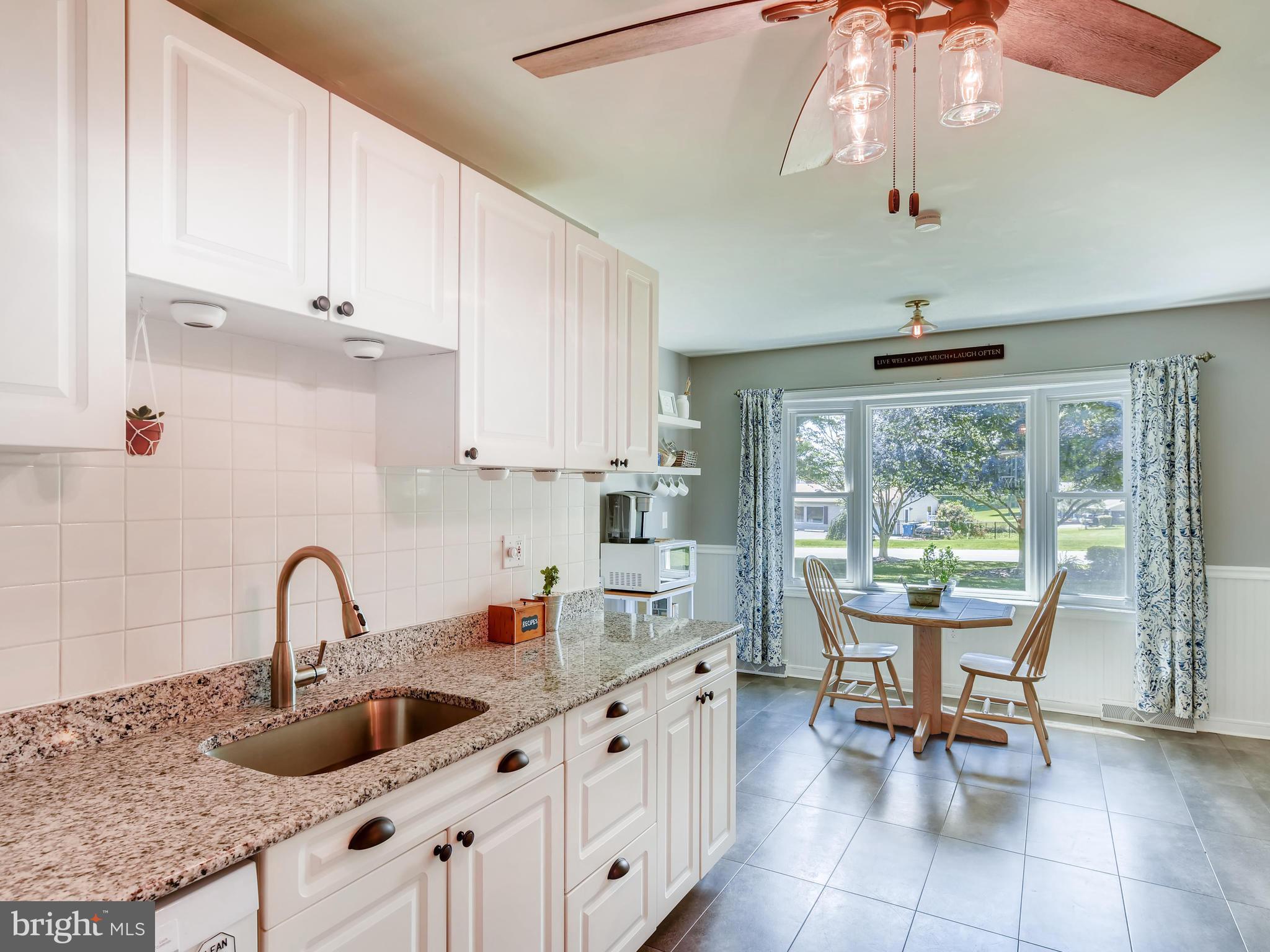 Kitchen with Granite Countertops