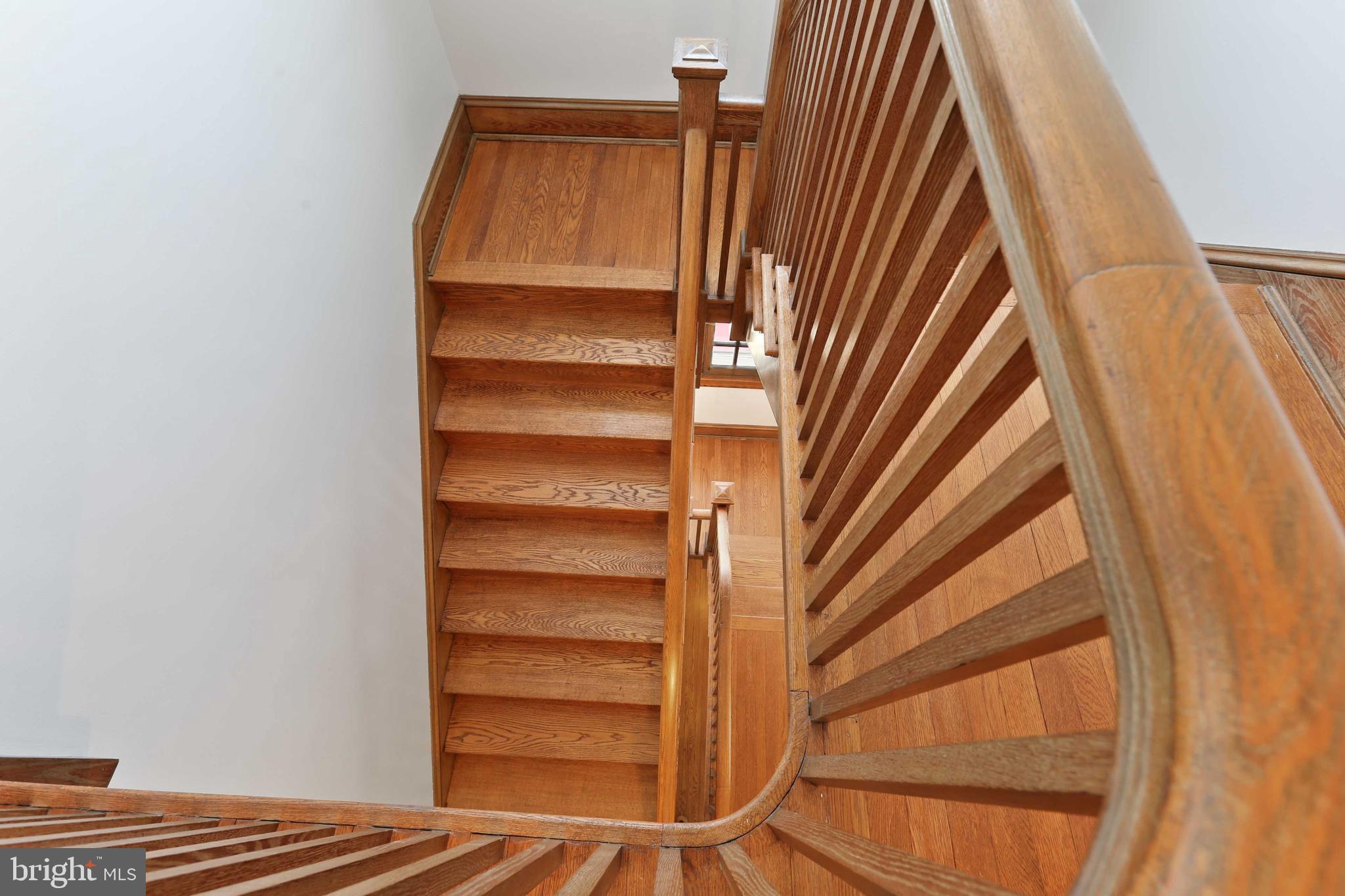 104 North Rolling Road Catonsville, MD 21228 - Photo 49 of 86 Spectacular natural wood staircase