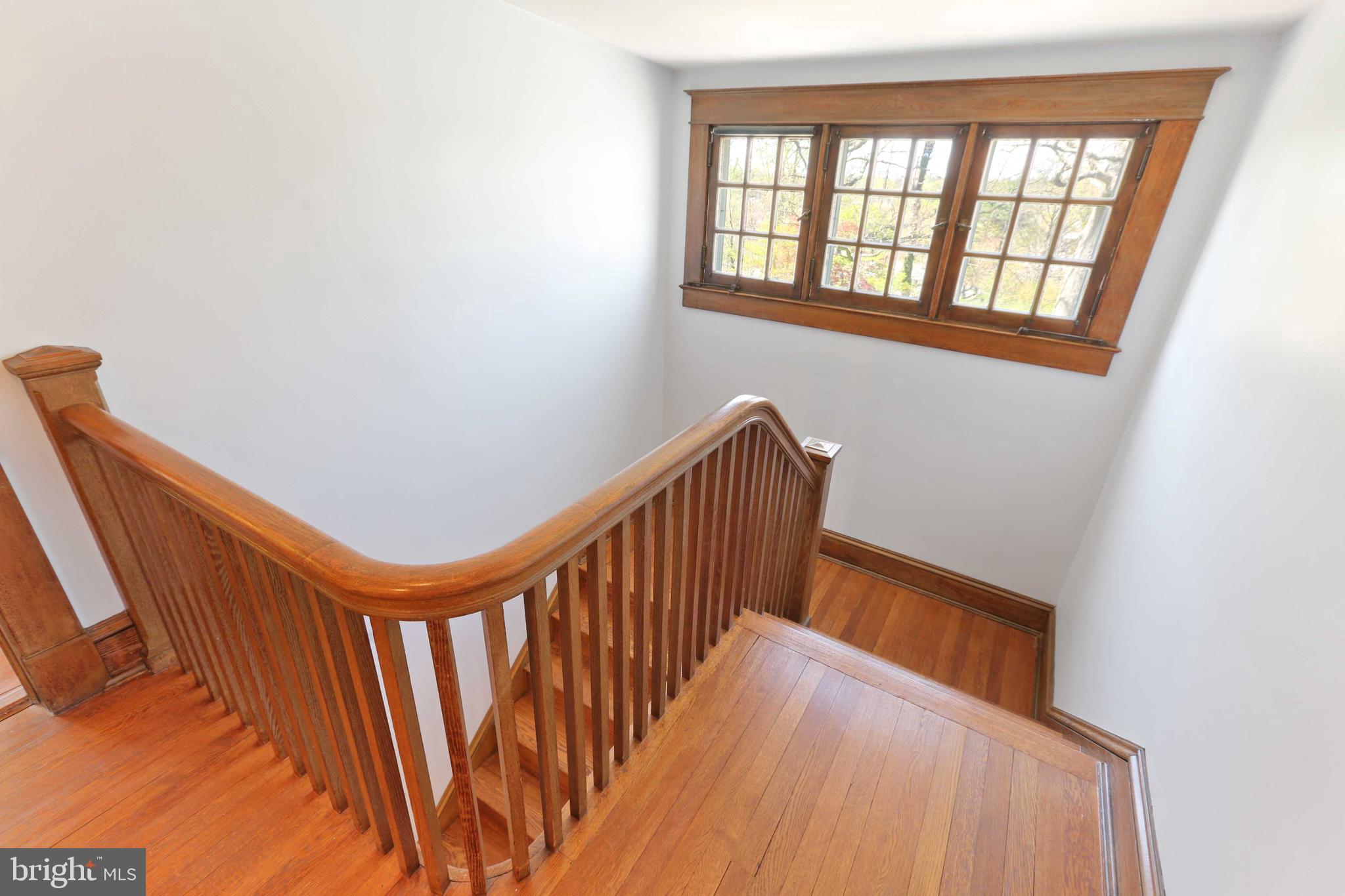 104 North Rolling Road Catonsville, MD 21228 - Photo 50 of 86 3rd floor landing window provides light & niceview