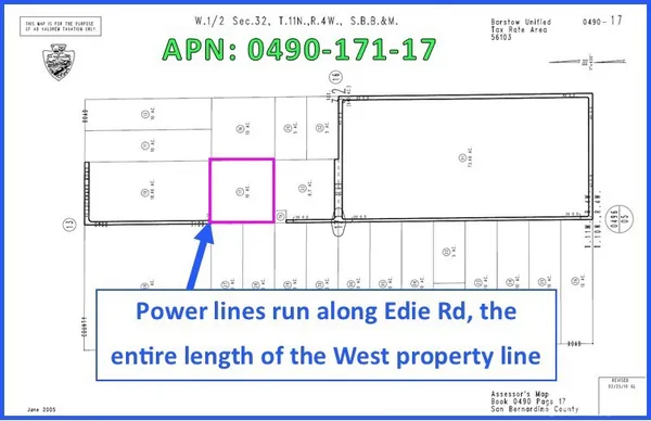 $24,950 | 10-ac Edie Road, Hinkley, CA 92347