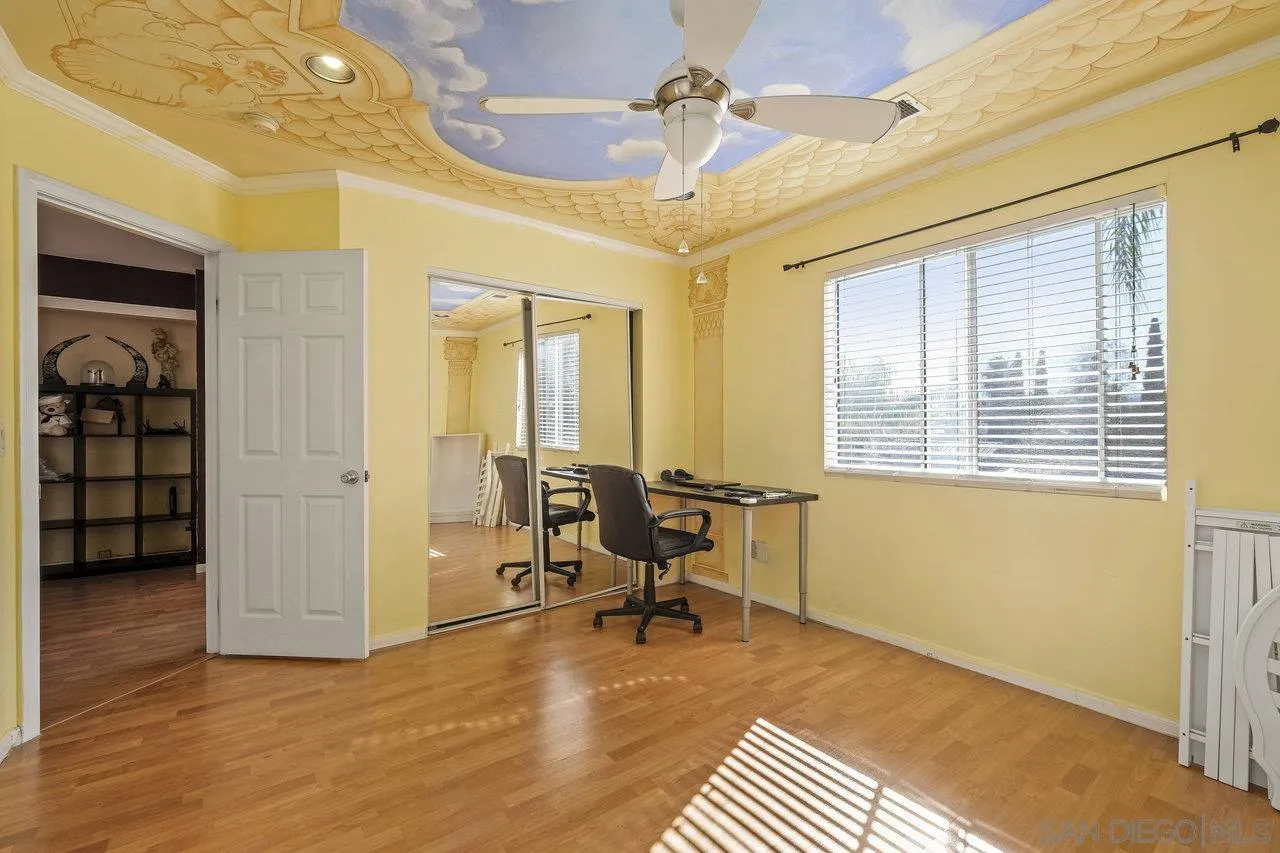 863 Rydell Place El Cajon, CA 92021 - Photo 17 of 23 a view of a workspace with furniture and a window