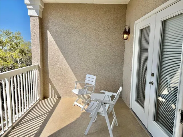 a view of balcony and deck