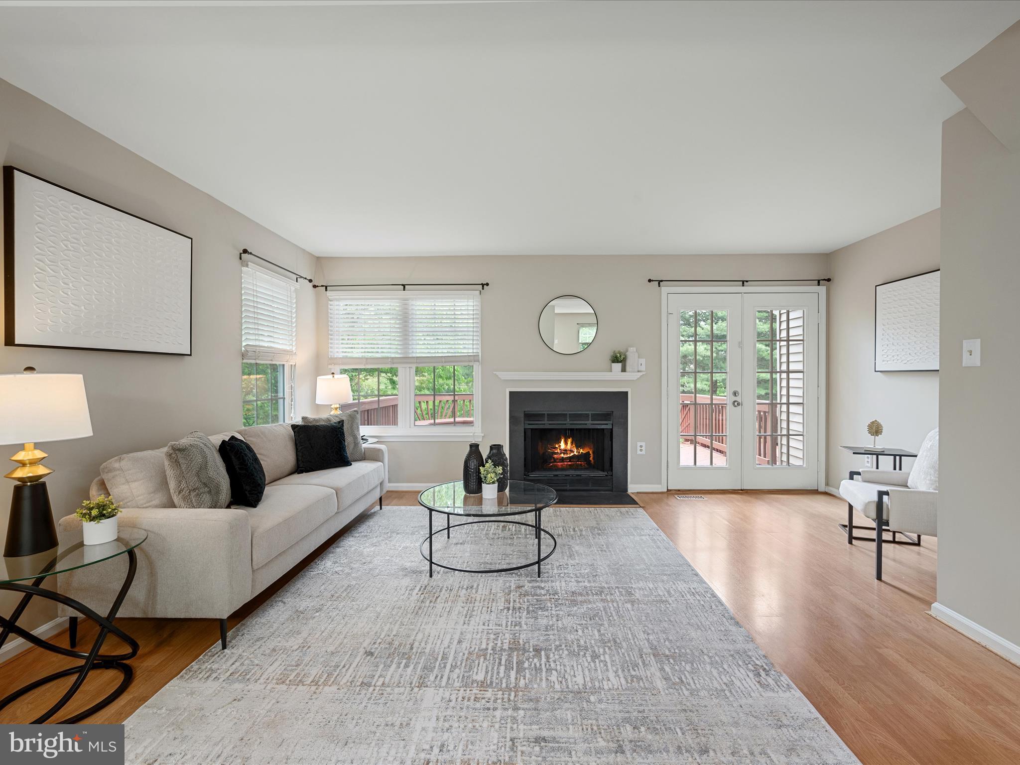 20760 Apollo Terrace Ashburn, VA 20147 - Photo 15 of 50 a living room with furniture and a fireplace