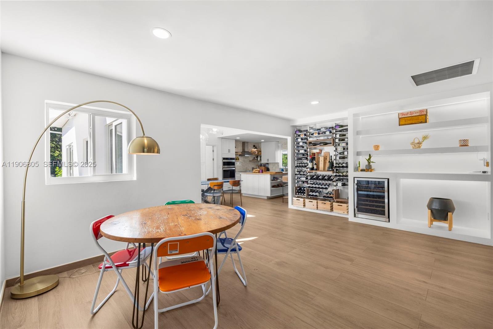 11370 Northeast 8th Avenue Biscayne Park, FL 33161 - Photo 11 of 48 custom wine rack and wine fridge