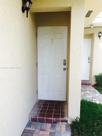 a close up of a door