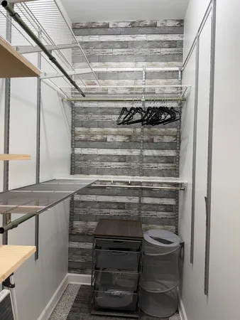 a view of storage and utility room