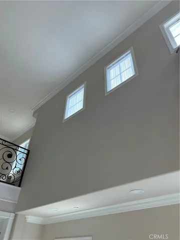 a view of a window in a room