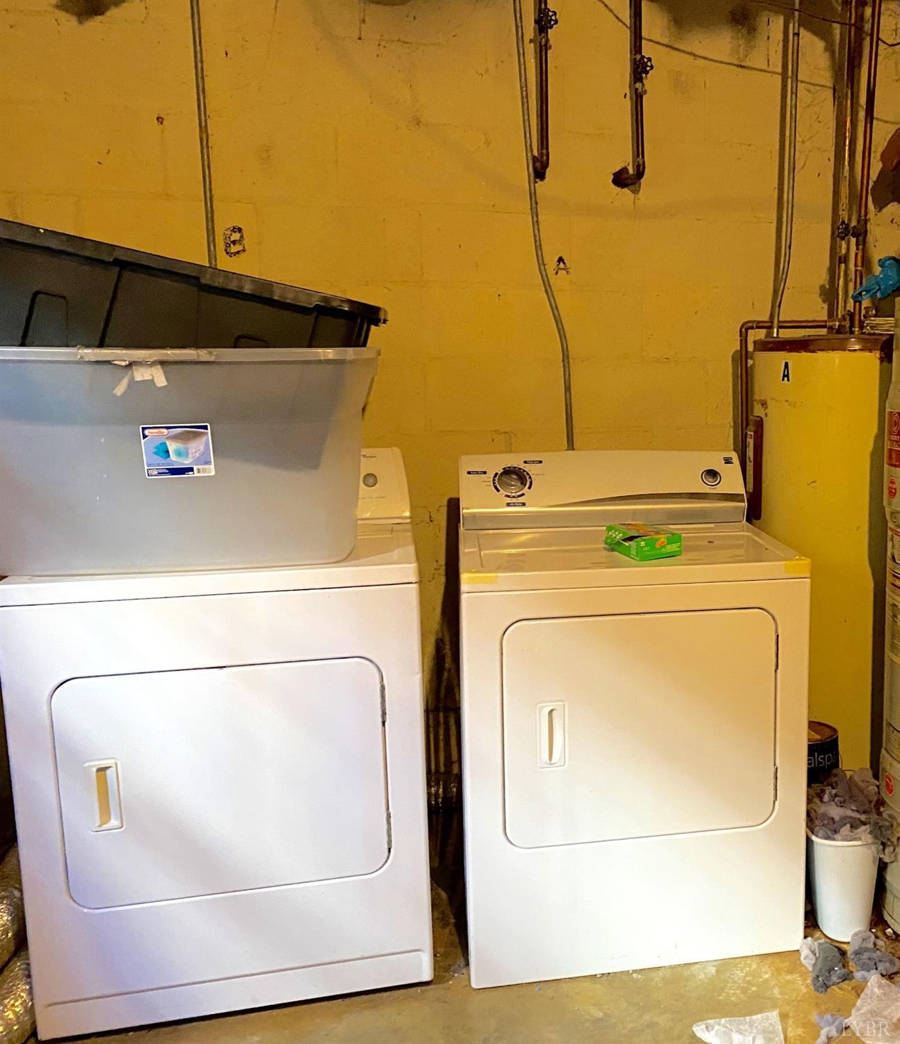 400 Riverside Drive Lynchburg, VA 24503 - Photo 20 of 40 a utility room with dryer and washer