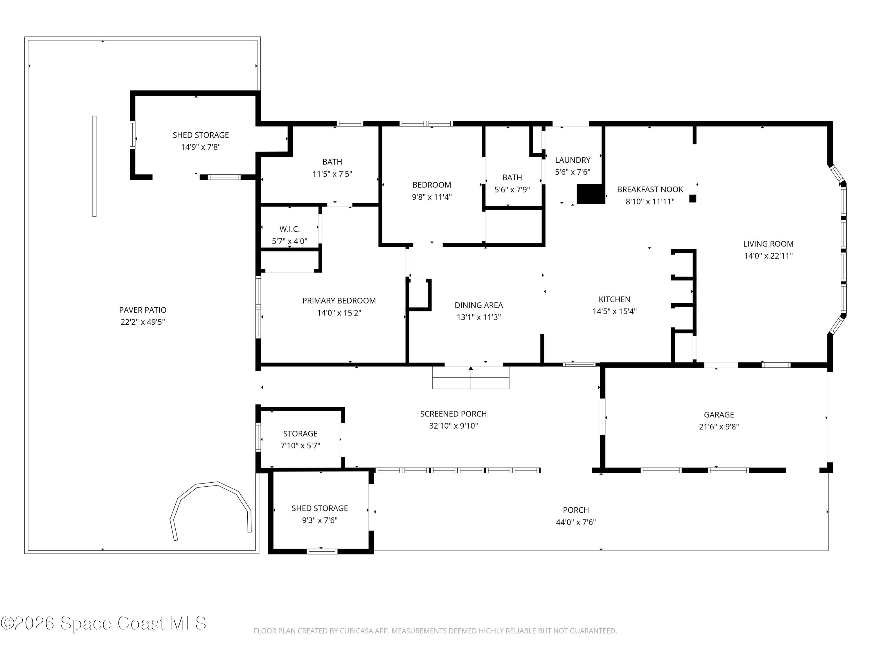 1813 Coco Plum Street Northeast Palm Bay, FL 32905 - Photo 25 of 44 all_floors_1813_coco_plum_street_northea