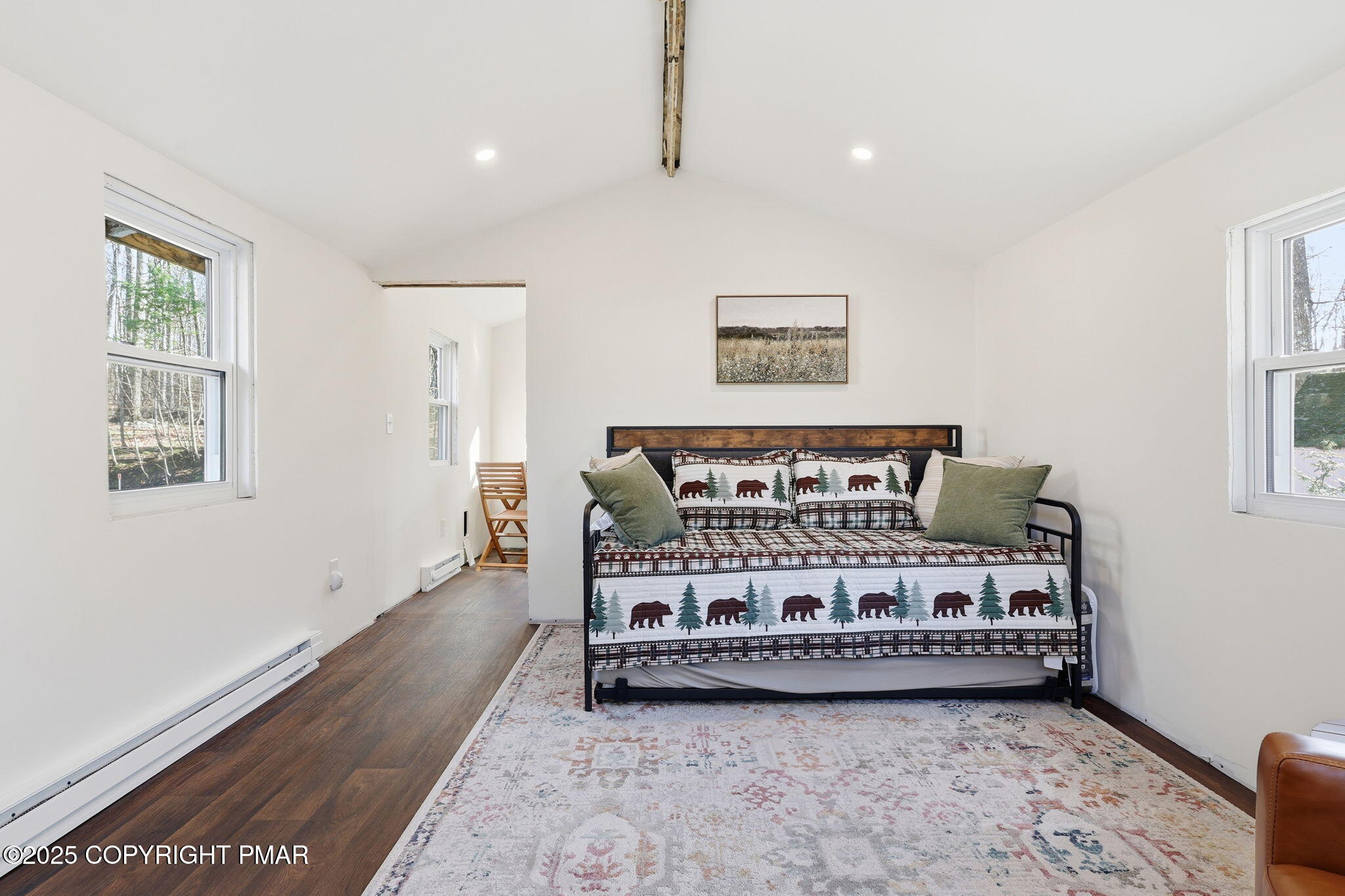 364 Welcome Lake Road Beach Lake, PA 18405 - Photo 19 of 46 a view of a bedroom with furniture and window