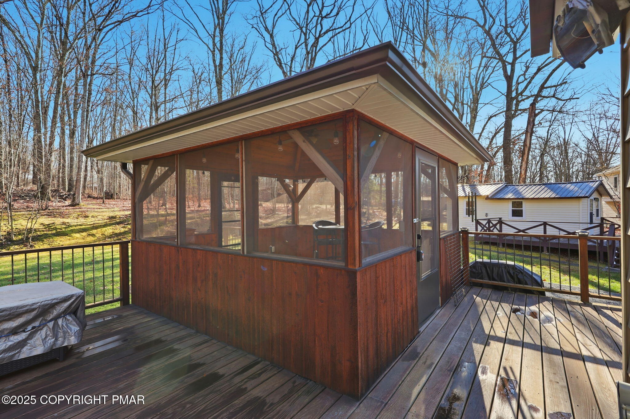 364 Welcome Lake Road Beach Lake, PA 18405 - Photo 31 of 46 a view of a house with backyard and deck