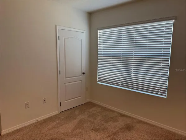 a view of a livingroom with an empty space