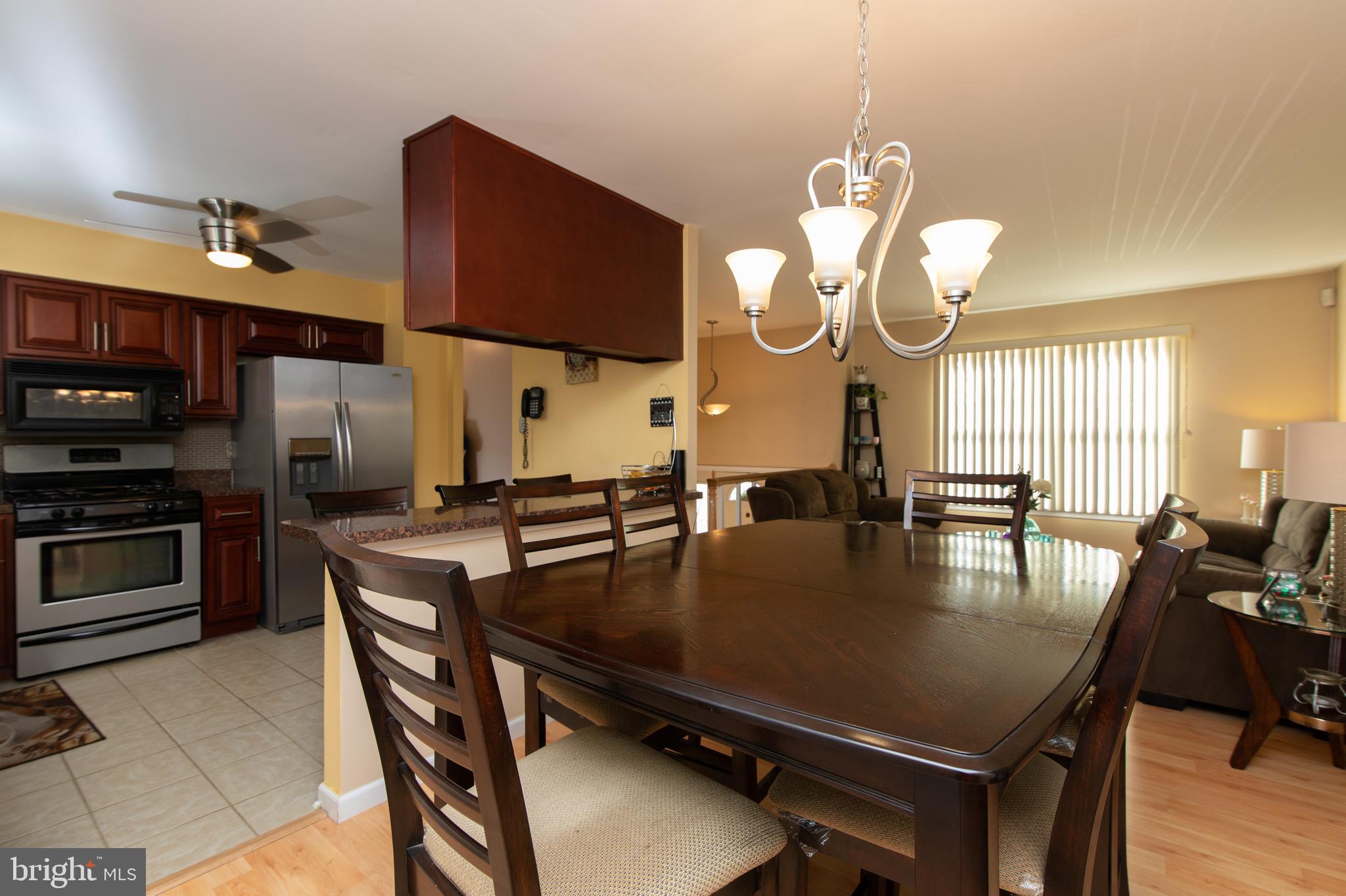 7 Hawthorne Road Sicklerville, NJ 08081 - Photo 9 of 37 Dining Room w/View into Living Room & Kitchen