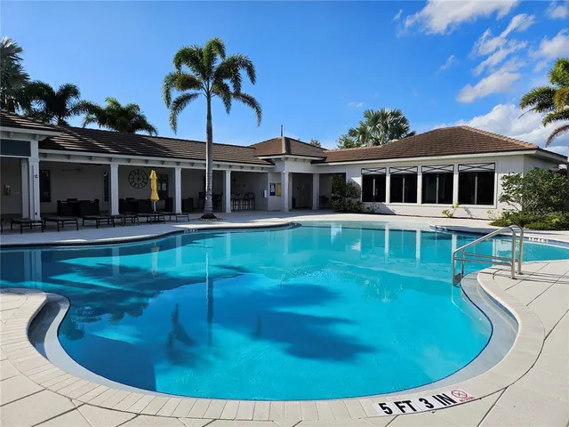 a view of a house with pool