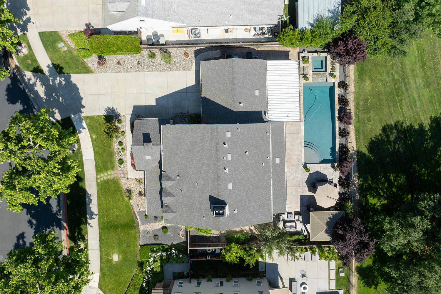 1682 Fairway Oaks Court Ripon, CA 95366 - Photo 47 of 51 an aerial view of a house with a yard