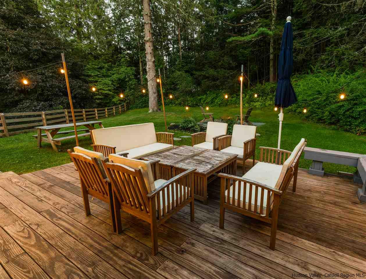 40 Meyers Road Kingston, NY 12401 - Photo 24 of 26 a view of a patio with a table chairs and a patio