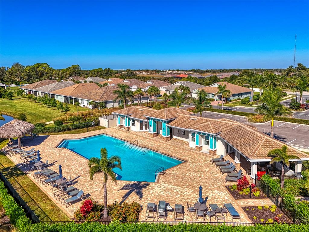 387 Ibiza Loop Venice, FL 34292 - Photo 43 of 60 an aerial view of residential houses and outdoor space