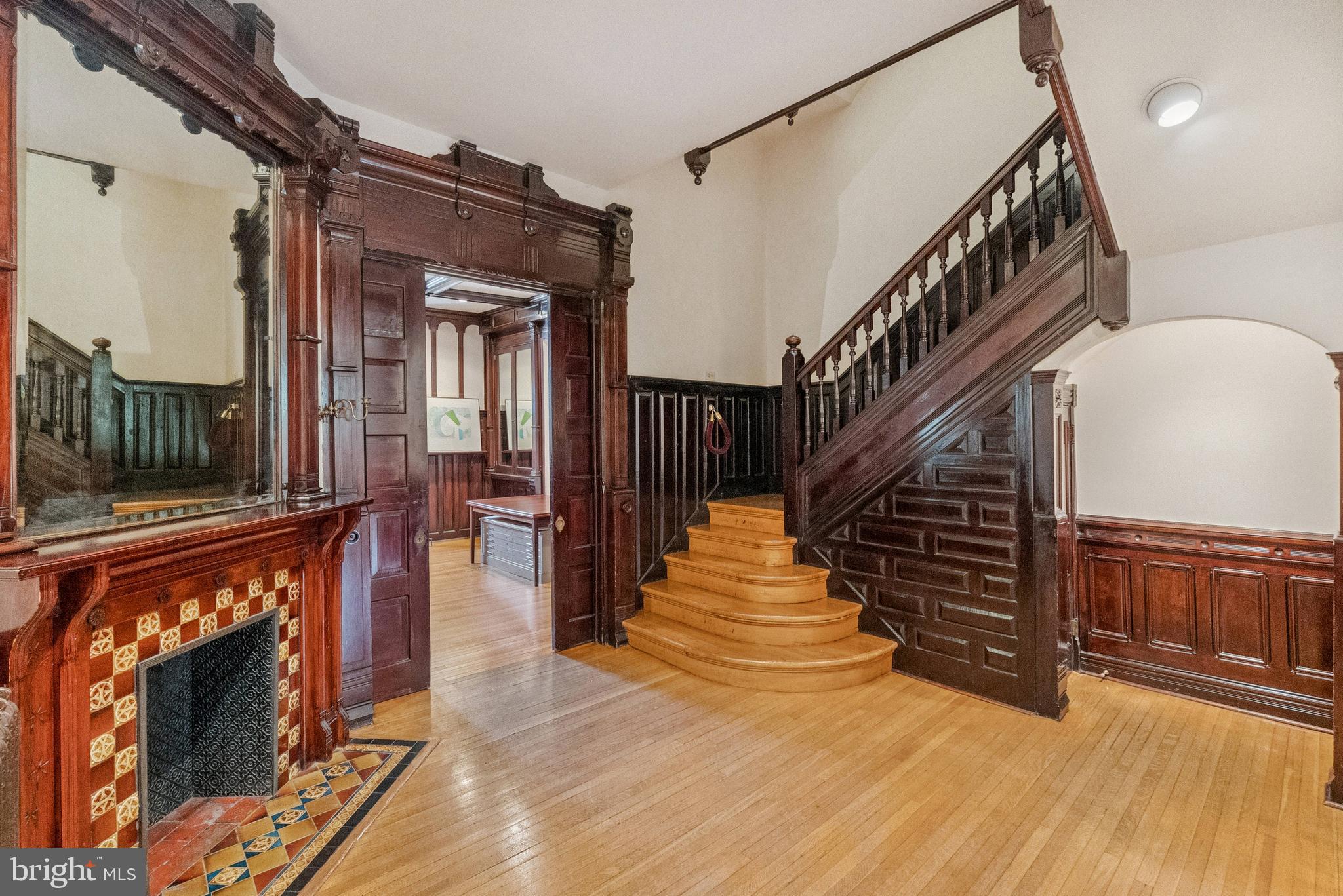 2012 R Street Northwest Washington, DC 20009 - Photo 5 of 31 a view of entryway and hall with wooden floor