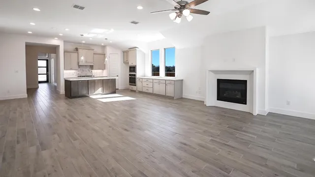 a view of city from a balcony