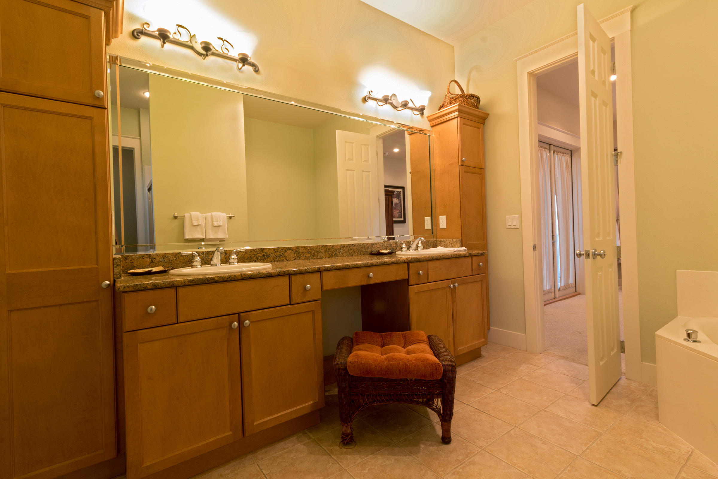 10 Chelsea Loop Road Santa Rosa Beach, FL 32459 - Photo 15 of 28 a bathroom with a double vanity sink a toilet and a shower