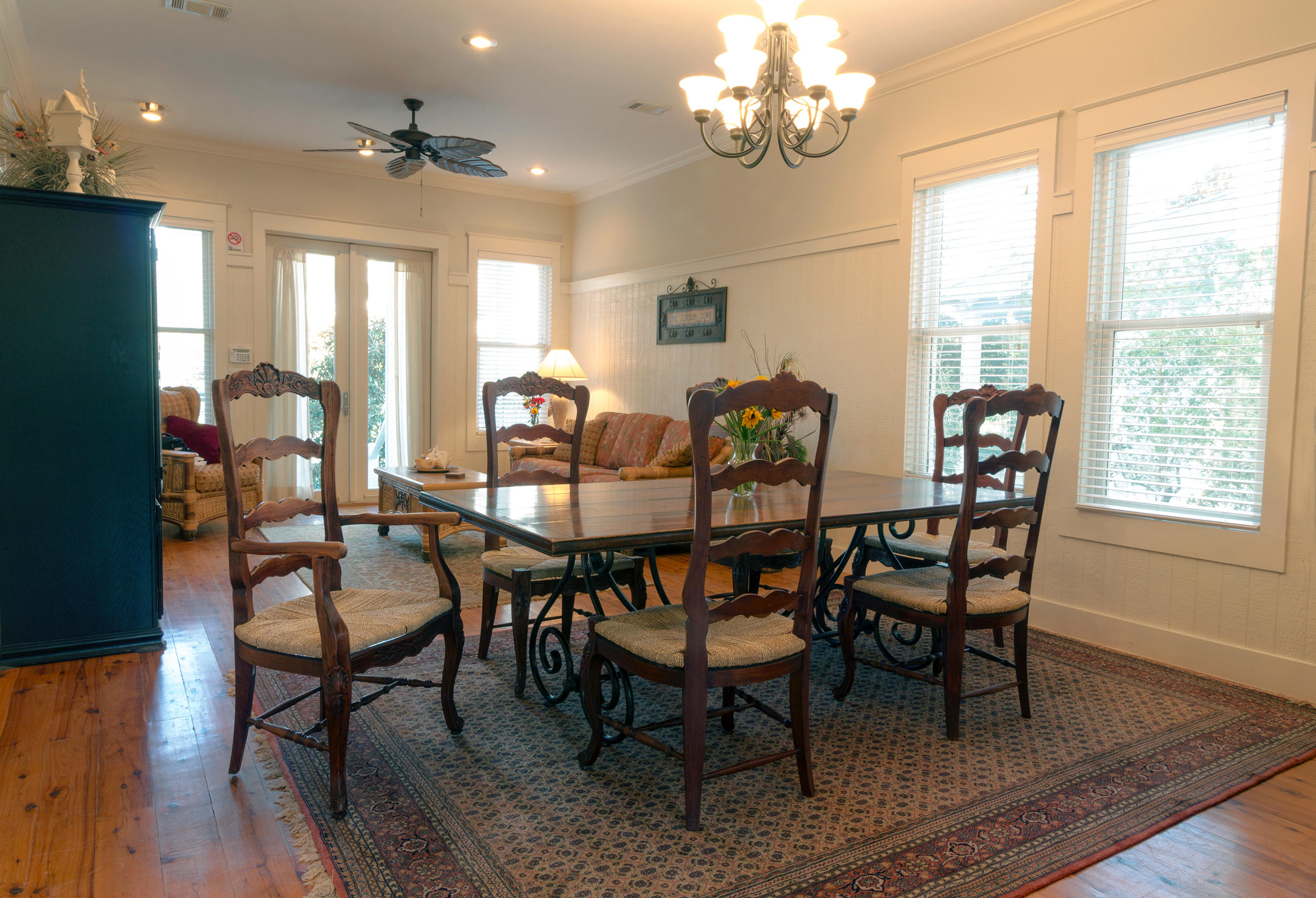 10 Chelsea Loop Road Santa Rosa Beach, FL 32459 - Photo 5 of 28 a view of a dining room with furniture window and wooden floor