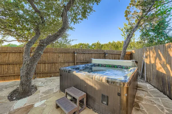 a outdoor living space with furniture and garden view