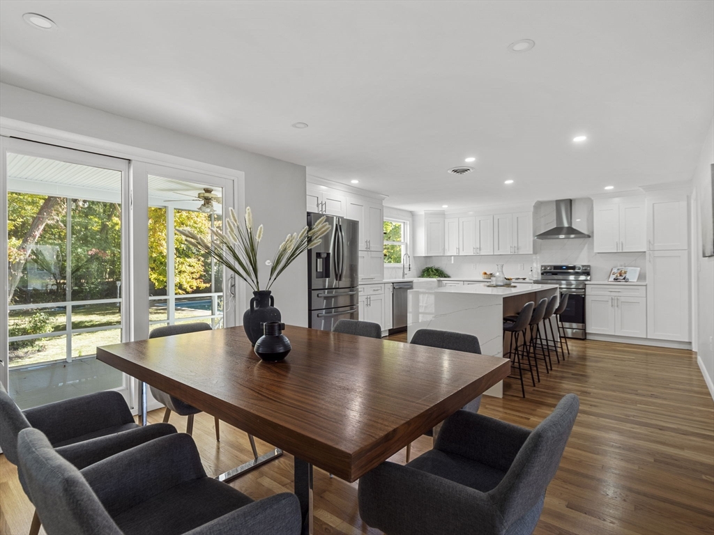 33 Fox Hill Road Framingham, MA 01701 - Photo 9 of 34 a view of a dining room with furniture window and outside view