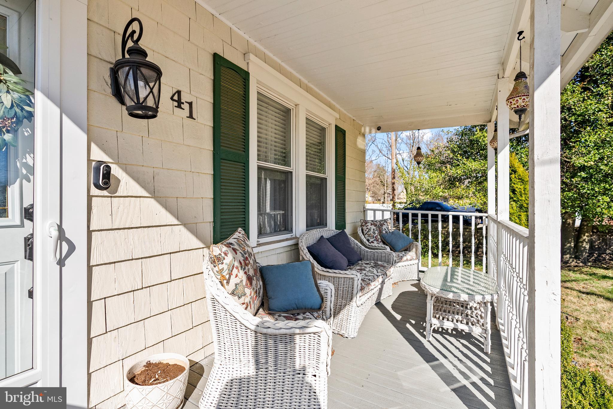 41 Pine Street Beverly, NJ 08010 - Photo 3 of 31 a view of a balcony and chairs