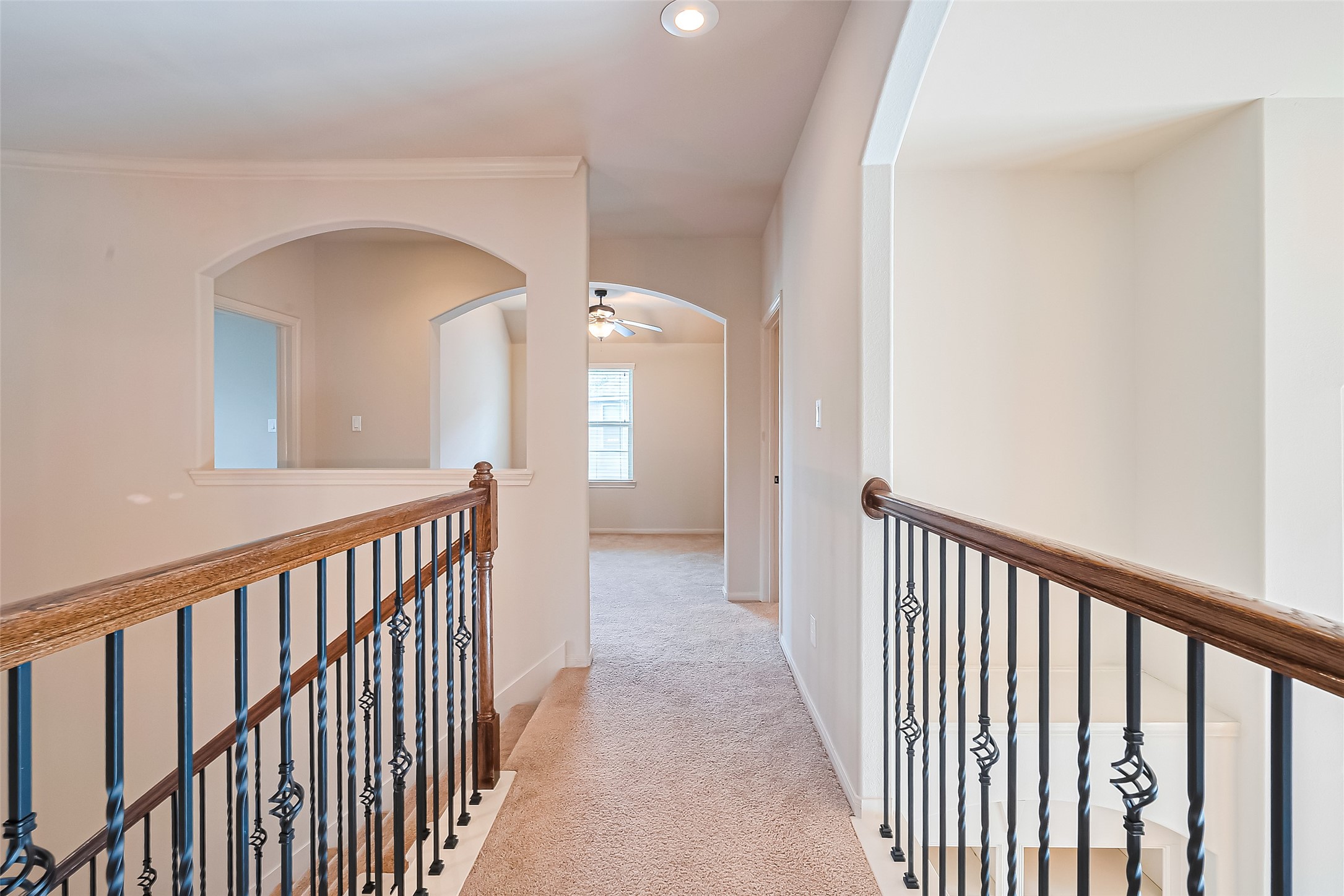 19 Sandwell Place Spring, TX 77389 - Photo 29 of 50 Upstairs catwalk with elegant sightlines.
