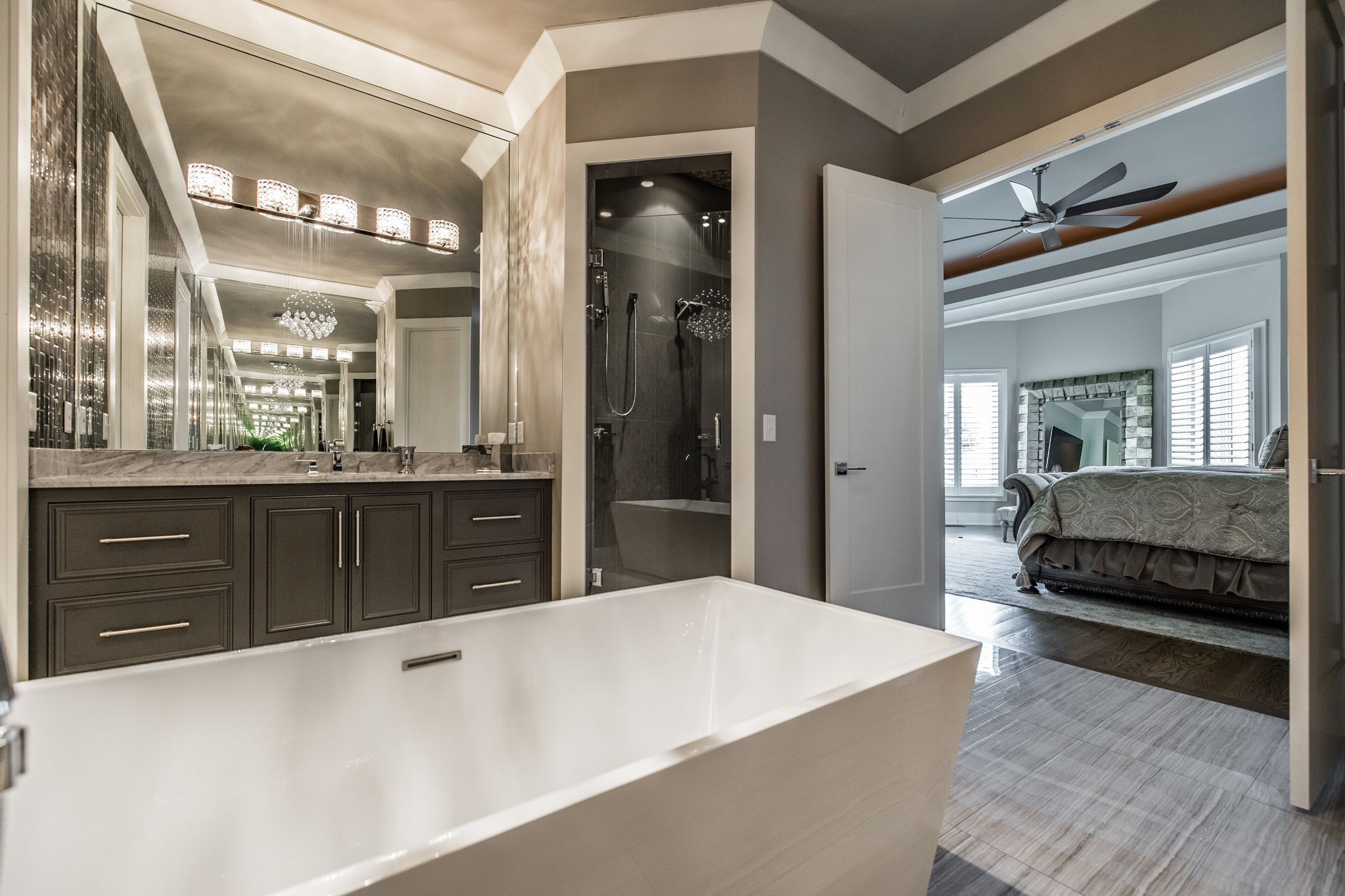 1032 Kendras Run Gallatin, TN 37066 - Photo 22 of 48 a large bathroom with a large mirror vanity and sink