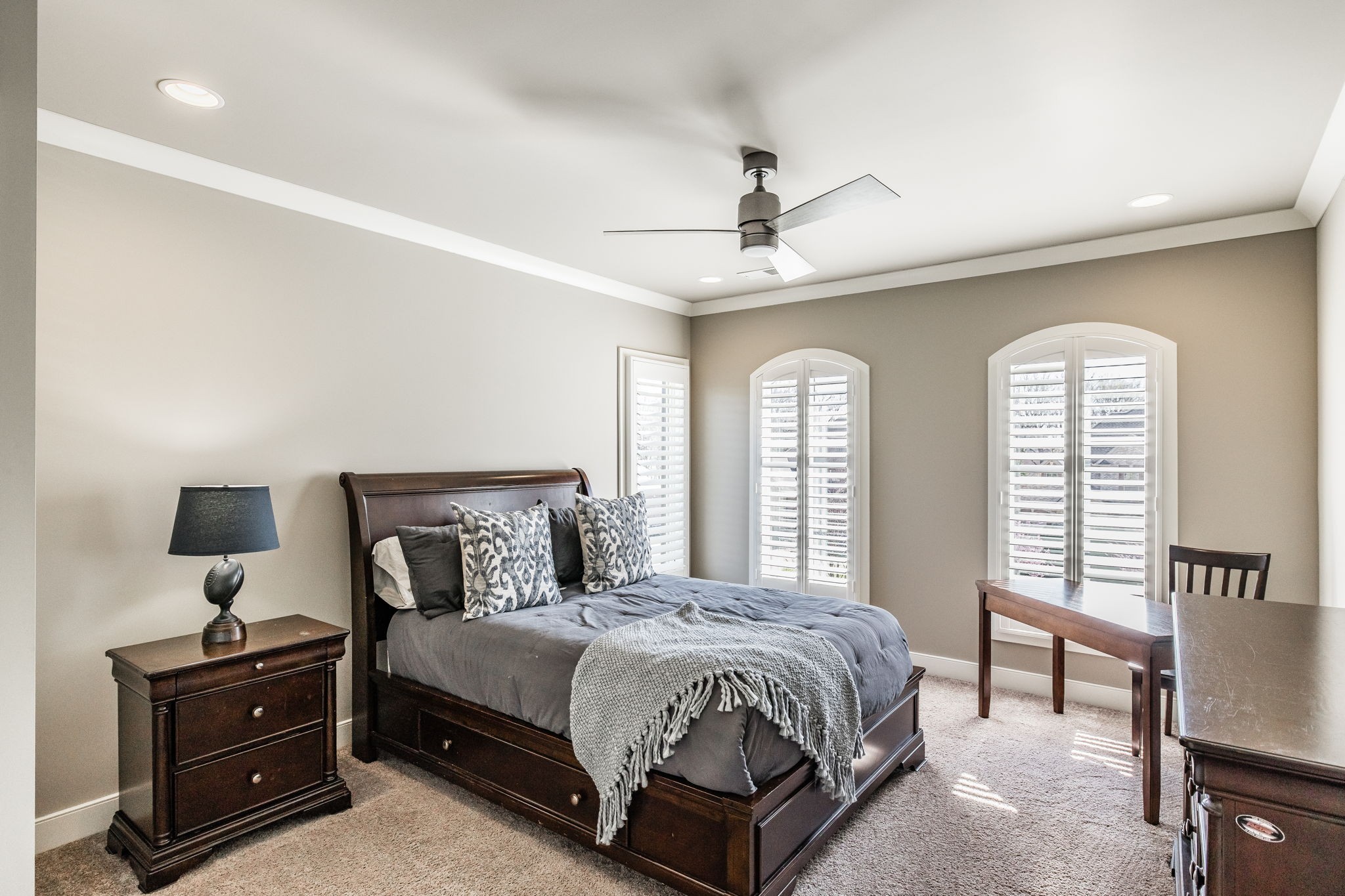 1032 Kendras Run Gallatin, TN 37066 - Photo 25 of 48 a bedroom with a large bed and wooden floor