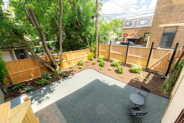 a view of balcony with chairs