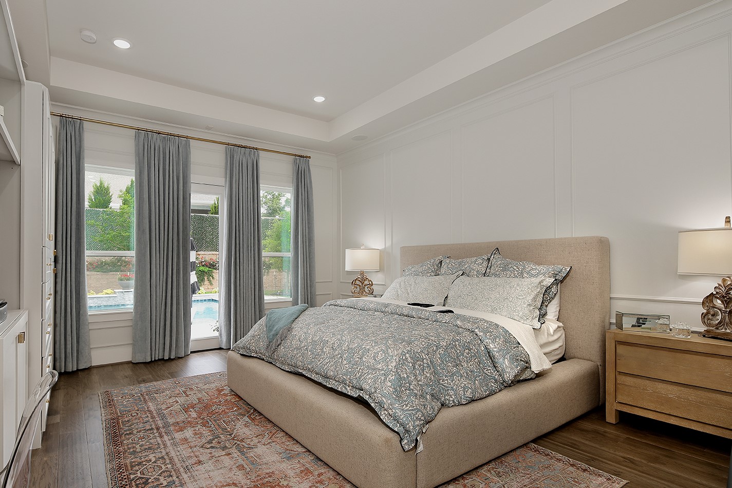2017 Bennet Lane Conroe, TX 77384 - Photo 25 of 48 The primary bedroom is spacious and elegant...