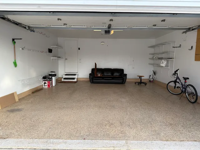 a view of car garage