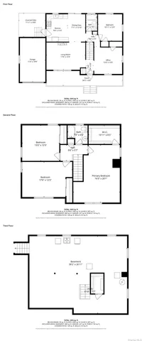 a picture of a room with a bench