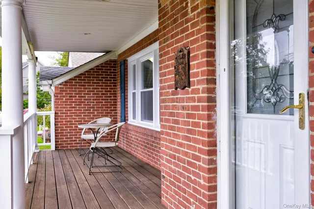 a balcony view with a outdoor space