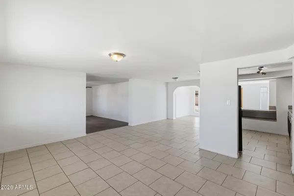 a view of an empty room