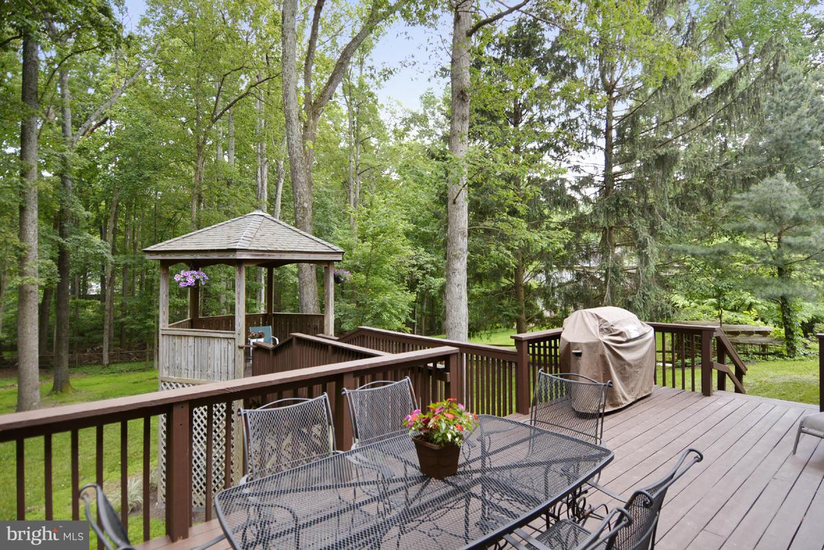 11017 Blue Roan Road Oakton, VA 22124 - Photo 23 of 30 Deck & Gazebo Off Kitchen, with Stairs to Backyard