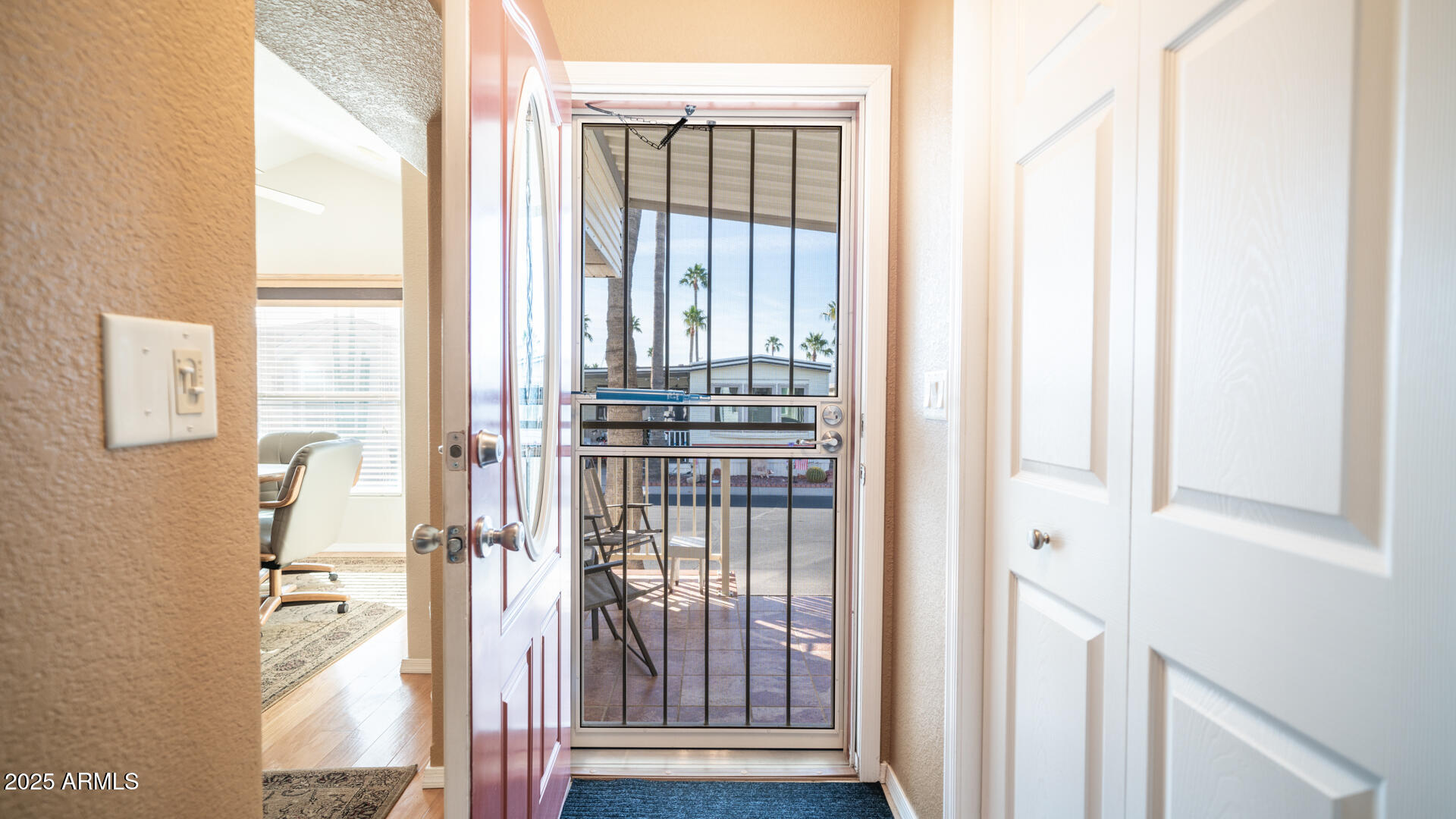 361 Felspar Drive Apache Junction, AZ 85119 - Photo 5 of 71 a view of a balcony from a door