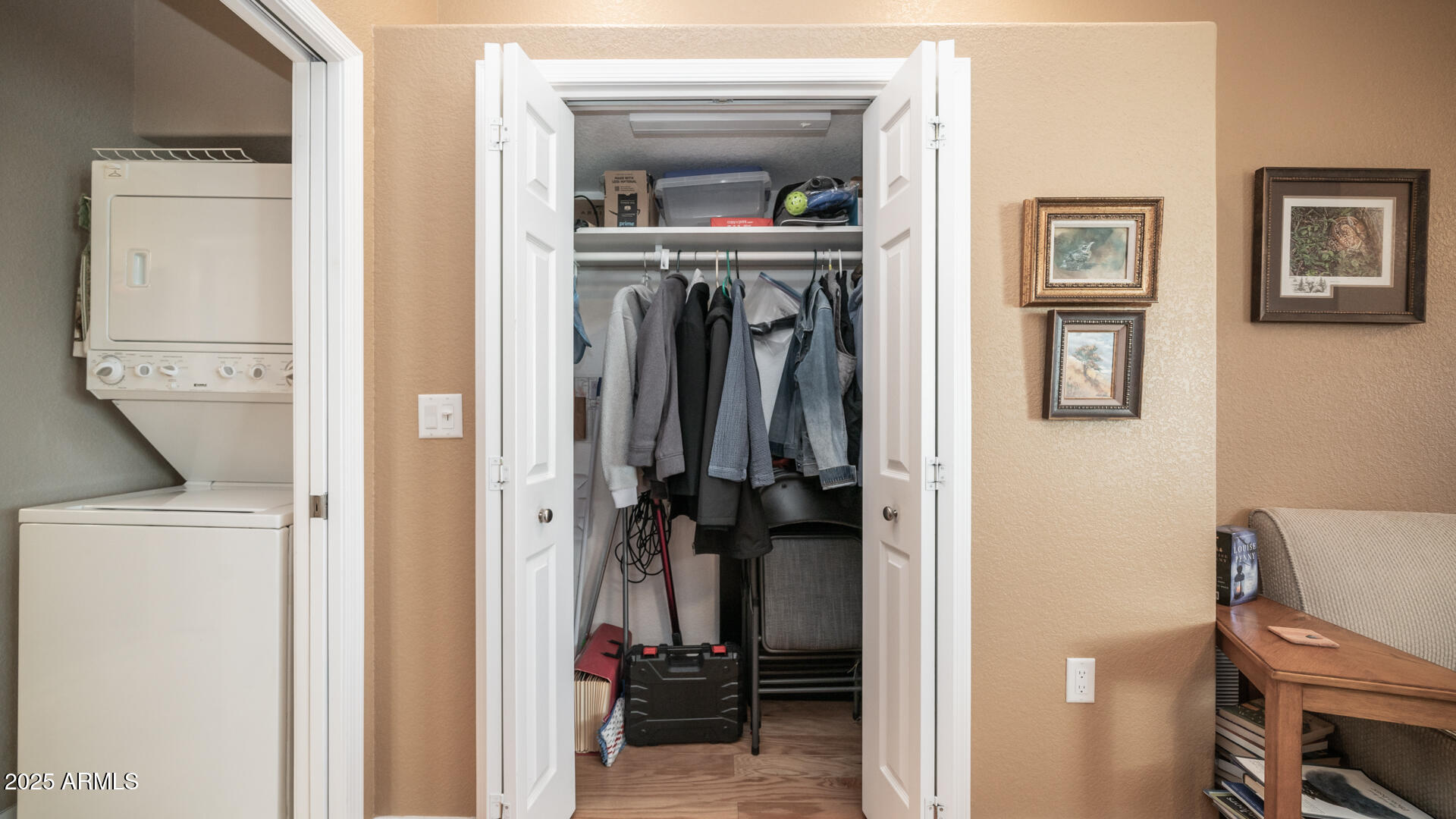 361 Felspar Drive Apache Junction, AZ 85119 - Photo 8 of 71 a view of hallway with washer and dryer
