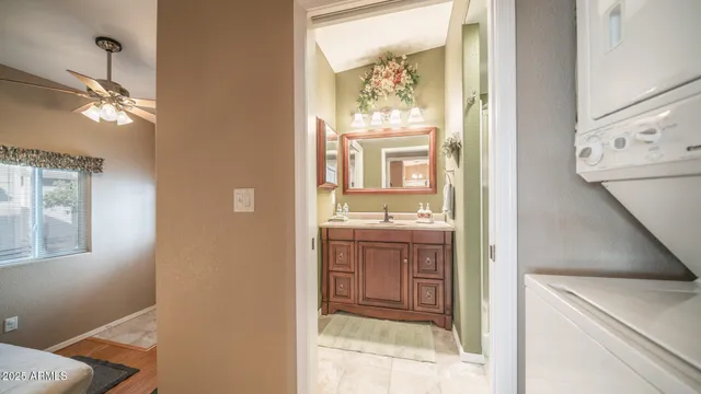 a view of washer and dryer