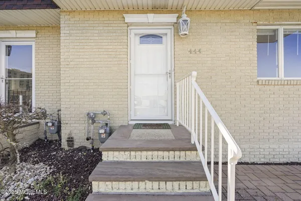 a view of a entryway door of the house