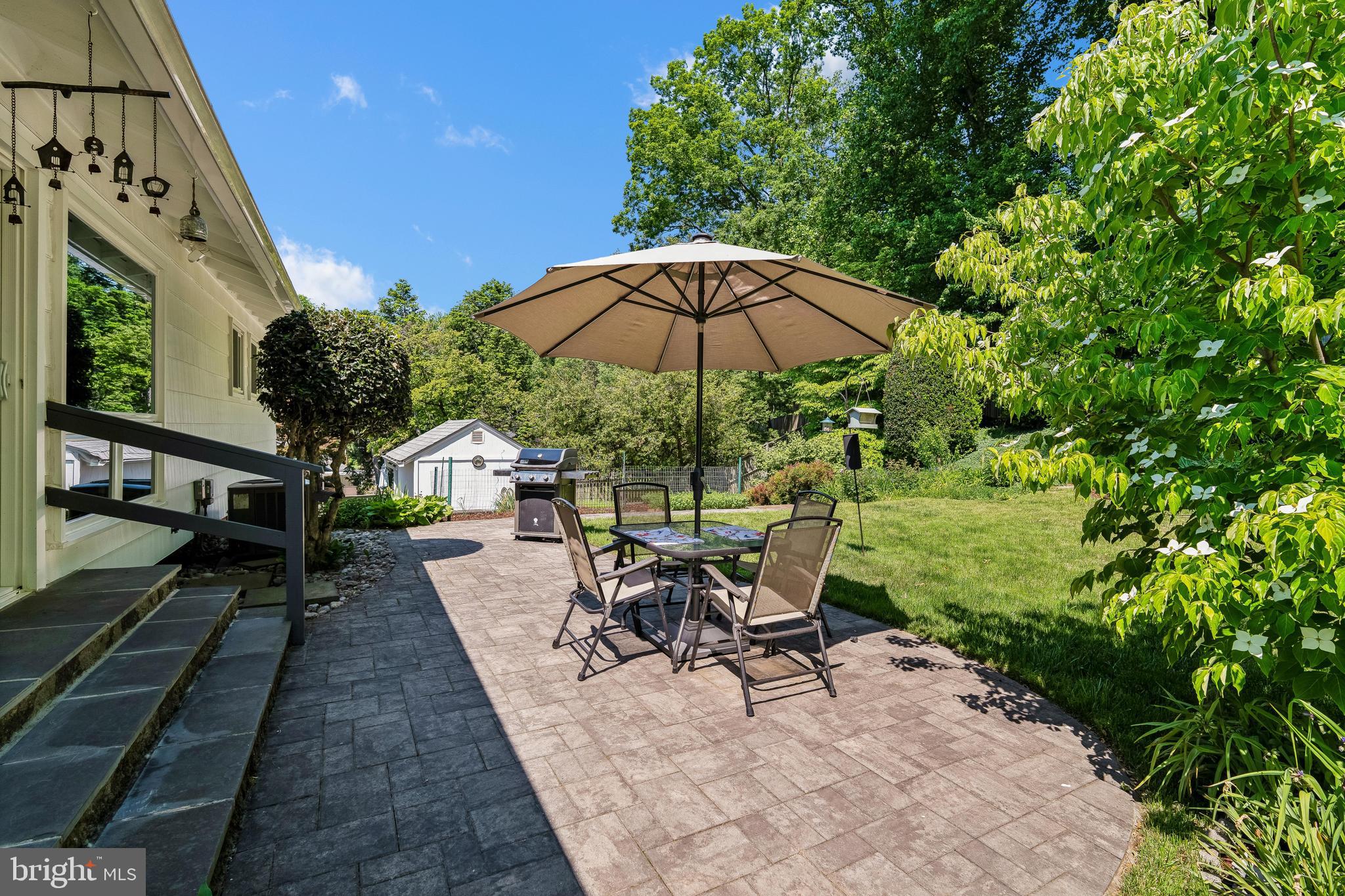 11728 Lovejoy Street Silver Spring, MD 20902 - Photo 39 of 43 View across serene patio.