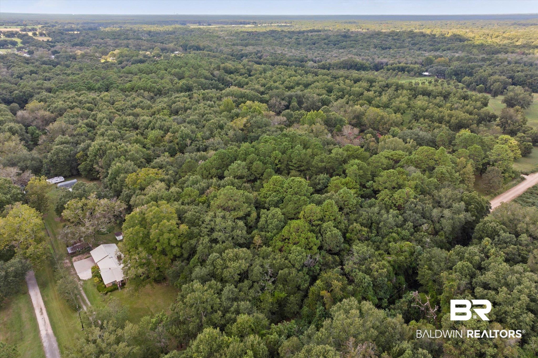 0 Dick Turner Road Grand Bay, AL 36541 - Photo 10 of 13 Aerial view of property's location