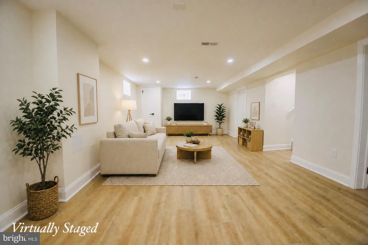 155 Maple Avenue Holmes, PA 19043 - Photo 23 of 30 Finished Basement Virtually Staged