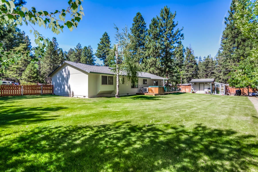 19116 Kiowa Road Bend, OR 97702 - Photo 12 of 38 Backyard, underground timed sprinkler system for front & back.