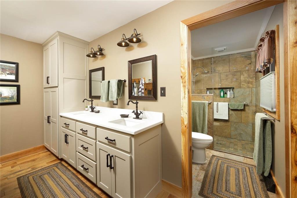 850 Martin Indiana, PA 15701 - Photo 23 of 49 a bathroom with a sink a toilet and shower