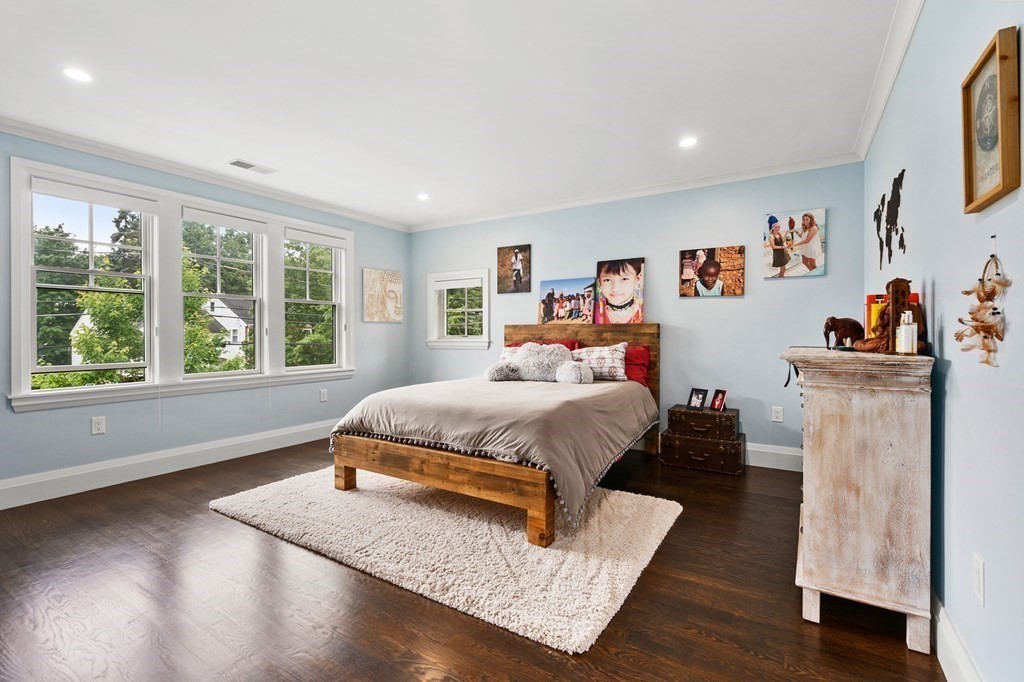 76 Paulson Road Newton, MA 02468 - Photo 32 of 41 a bedroom with a bed and a large window
