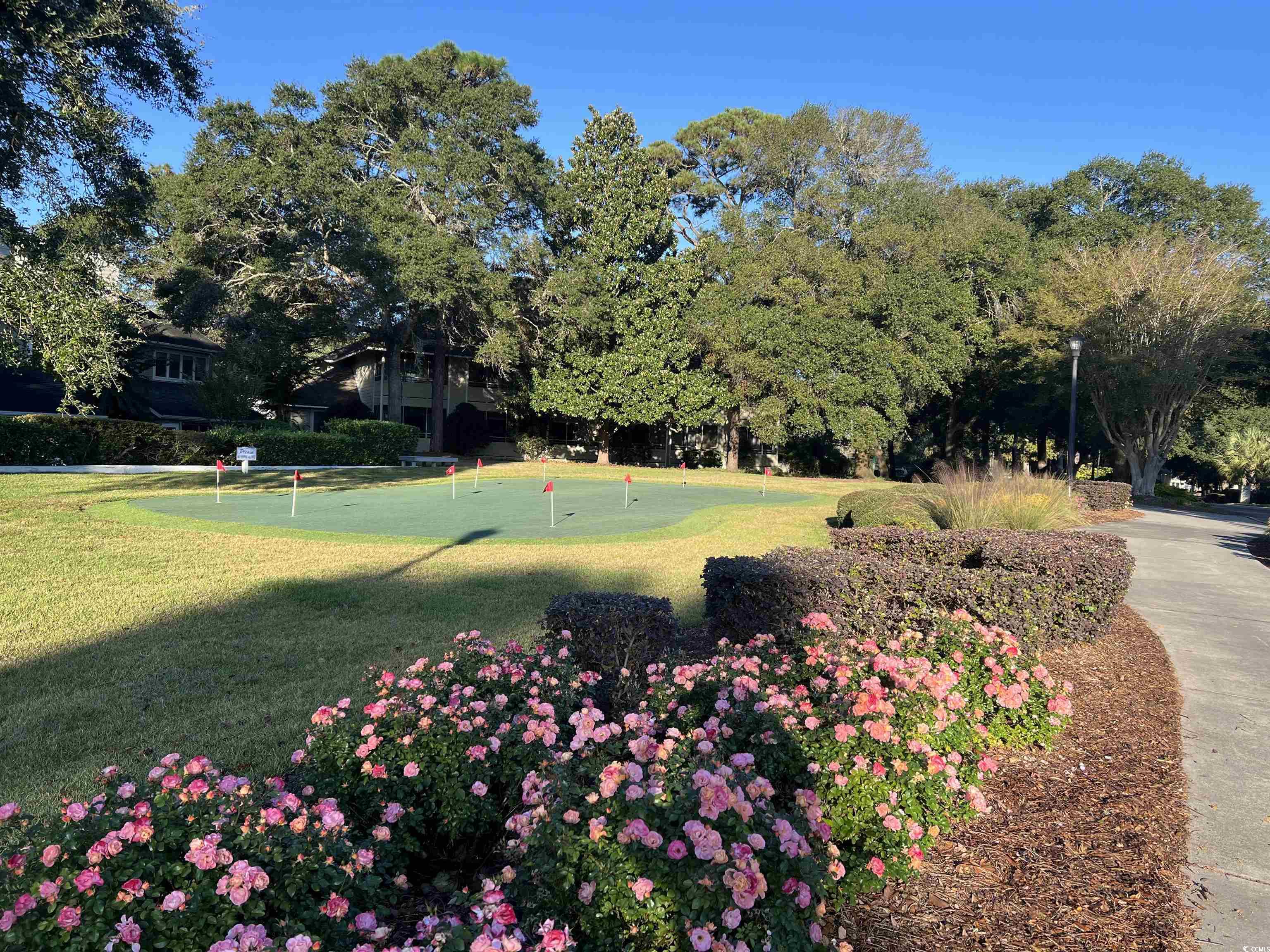 415 Ocean Creek Drive, Unit 2188 Myrtle Beach, SC 29572 - Photo 17 of 28 View of home's community featuring a water view and a yard