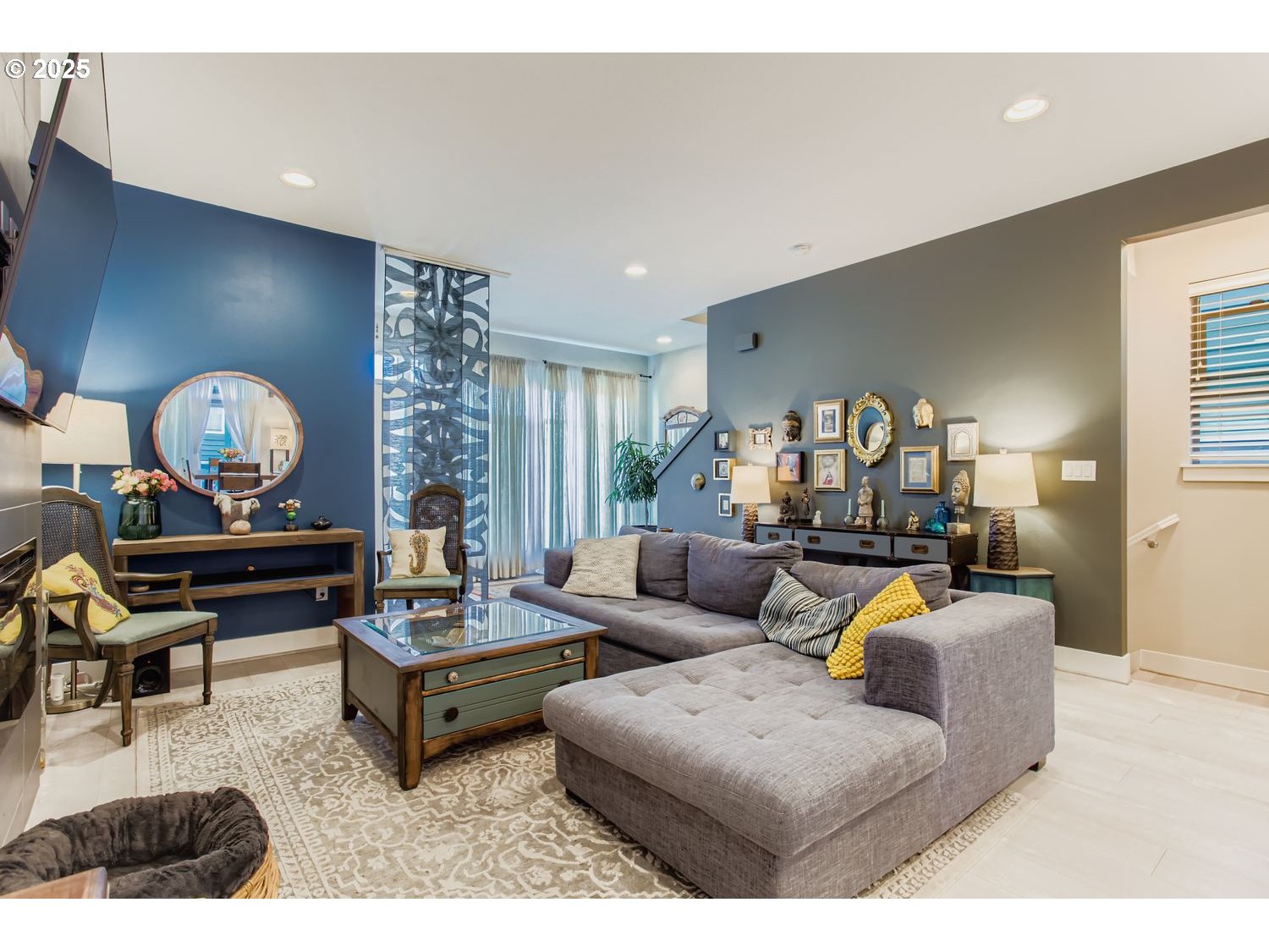 12119 Southwest Tesla Terrace Beaverton, OR 97008 - Photo 4 of 31 a living room with furniture and wooden floor